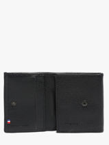 Leather Wallet Madras Etrier Blue madras EMAD097-vue-porte