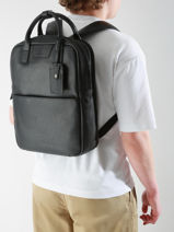 Leather Flandres Backpack Etrier Black flandres EFLA8272-vue-porte