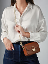 Crossbody Bag Altair Leather Etrier Brown altair EALA134X-vue-porte