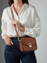 Shoulder Bag M Altair Leather Etrier Brown altair EALA081M-vue-porte