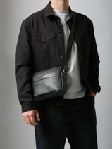 Crossbody Bag Etrier Black spider ESPI710M-vue-porte