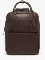 Leather Flandres Backpack Etrier Brown flandres EFLA8272